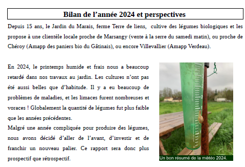 Illustration du site internet Bilan 2024